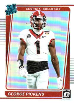 2022 Panini Chronicles Draft Picks - Donruss Optic Rated Rookie Holo #23 George Pickens Front