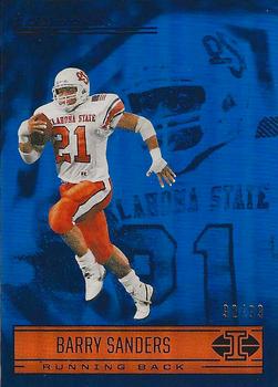 2022 Panini Chronicles Draft Picks - Illusions Blue #20 Barry Sanders Front
