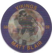 1984 7-Eleven Super Star Sports Coins: West Region #III H Matt Blair Front