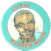 1984 7-Eleven Super Star Sports Coins: West Region #IV H Warren Moon Front