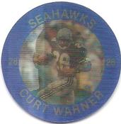 1984 7-Eleven Super Star Sports Coins: West Region #XIX H Curt Warner Front