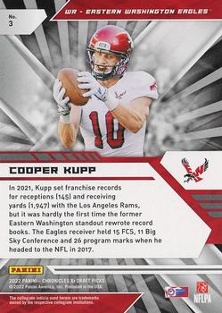 2022 Panini Chronicles Draft Picks - XR Purple #3 Cooper Kupp Back