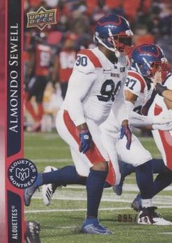 2021 Upper Deck CFL - Red #4 Almondo Sewell Front