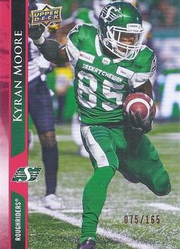 2021 Upper Deck CFL - Red #64 Kyran Moore Front