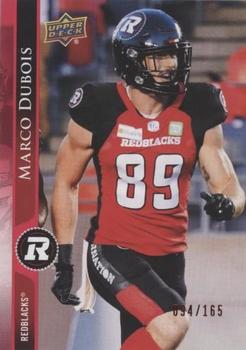 2021 Upper Deck CFL - Red #125 Marco Dubois Front