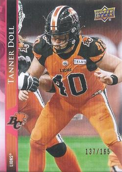 2021 Upper Deck CFL - Red #142 Tanner Doll Front