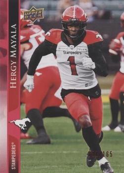 2021 Upper Deck CFL - Red #148 Hergy Mayala Front