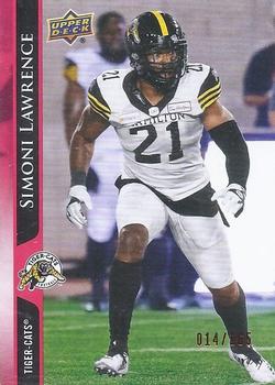 2021 Upper Deck CFL - Red #168 Simoni Lawrence Front