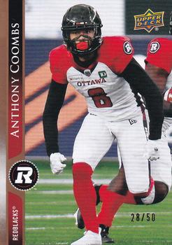 2021 Upper Deck CFL - Gold #158 Anthony Coombs Front