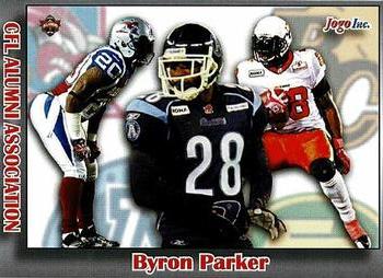 2022 JOGO CFL Alumni Series 36 #748 Byron Parker Front