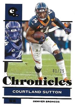 2021 Panini Chronicles - Black #30 Courtland Sutton Front