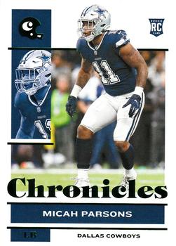 2021 Panini Chronicles - Green #28 Micah Parsons Front