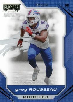 2021 Panini Chronicles - Playoff Momentum Rookies #PMR-36 Greg Rousseau Front