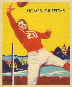 1935 National Chicle #13 Homer Griffith Front