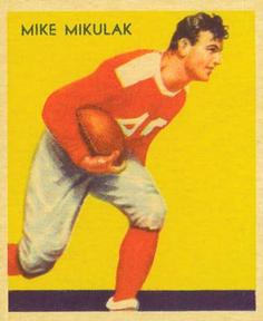 1935 National Chicle #18 Mike Mikulak Front