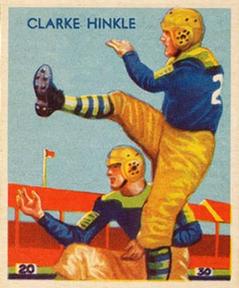1935 National Chicle #24 Clarke Hinkle Front