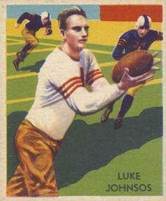 1935 National Chicle #35 Luke Johnsos Front