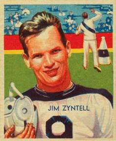 1935 National Chicle #8 Jim Zyntell Front
