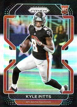 2021 Panini Chronicles - Prizm Black Silver #PB-7 Kyle Pitts Front