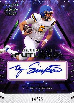 2022 Leaf Ultimate Draft - Ultimate Futures Emerald Spectrum #UF-TS1 Ty Simpson Front