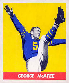 1948 Leaf #19 George McAfee Front