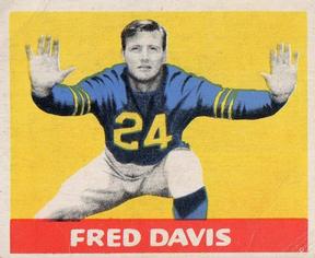 1948 Leaf #27 Fred Davis Front