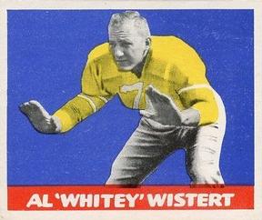 1948 Leaf #28 Al Wistert Front