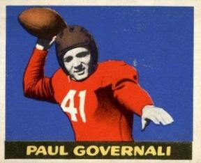 1948 Leaf #30 Paul Governali Front