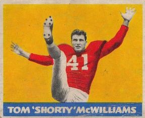 1948 Leaf #31 Tom 'Shorty' McWilliams Front