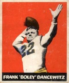 1948 Leaf #38 Frank 'Boley' Dancewicz Front