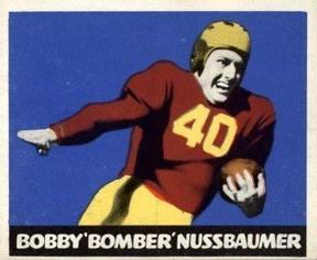 1948 Leaf #43 Bobby 'Bomber' Nussbaumer Front