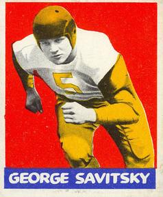 1948 Leaf #77 George Savitsky Front