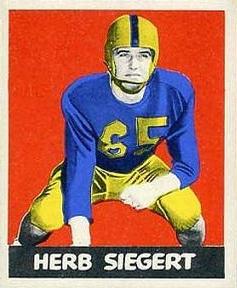 1948 Leaf #88 Herb Siegert Front