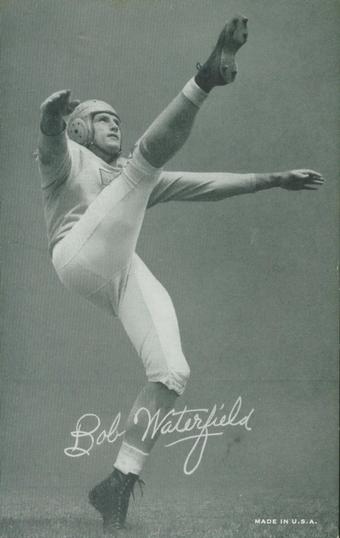 1948-52 Exhibit Black & White (W468) #NNO Bob Waterfield Front