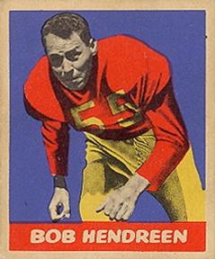 1949 Leaf #1 Bob Hendren Front