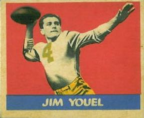 1949 Leaf #57 Jim Youel Front