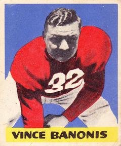 1949 Leaf #38 Vince Banonis Front