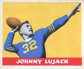 1949 Leaf #56 Johnny Lujack Front