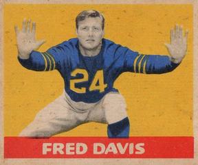 1949 Leaf #118 Fred Davis Front