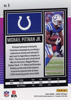 2022 Score #9 Michael Pittman Jr. Back