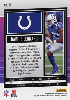 2022 Score #14 Darius Leonard Back