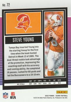2022 Score #72 Steve Young Back