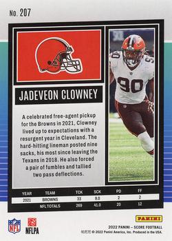 2022 Score #207 Jadeveon Clowney Back