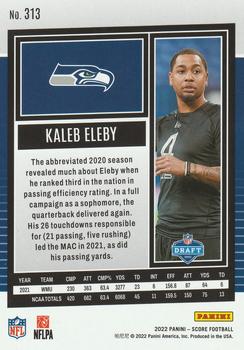 2022 Score #313 Kaleb Eleby Back