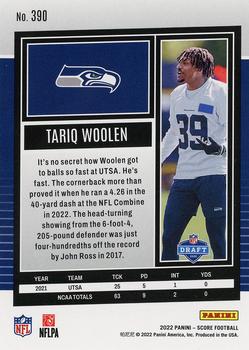 2022 Score #390 Tariq Woolen Back