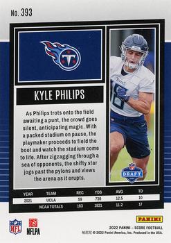 2022 Score #393 Kyle Philips Back