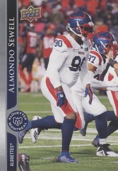 2021 Upper Deck CFL - Blank Back #4 Almondo Sewell Front
