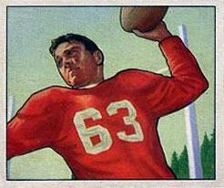 1950 Bowman #36 Frank Albert Front