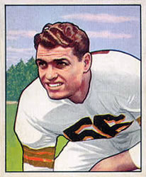 1950 Bowman #78 Dante Lavelli Front