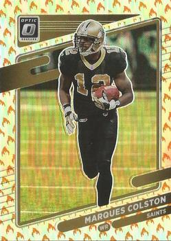 2021 Donruss Optic - Fire #168 Marques Colston Front